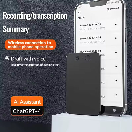 AI Chat-GPT powered note-taking device with app included